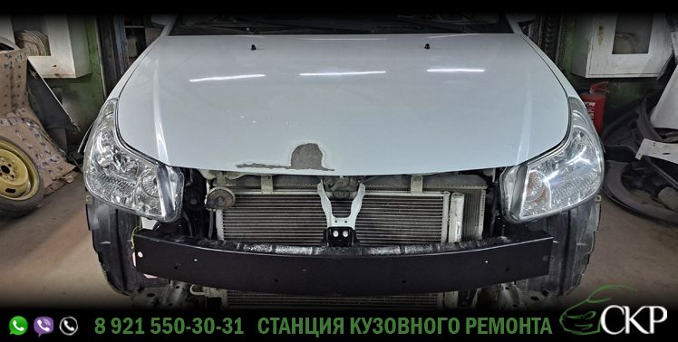 Восстановление кузова Сузуки Эс Икс 4 (Suzuki SX4) в СПб в автосервисе СКР.